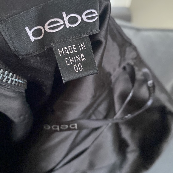 BEBE dress - black with metal studs - Picture 10 of 11